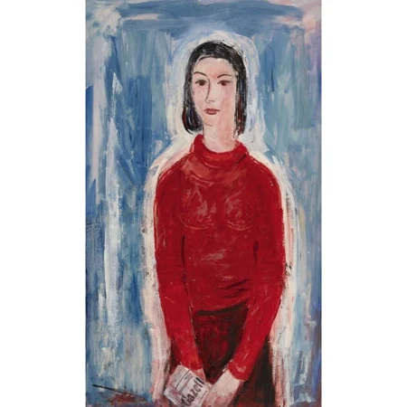 "Dame in Rot"