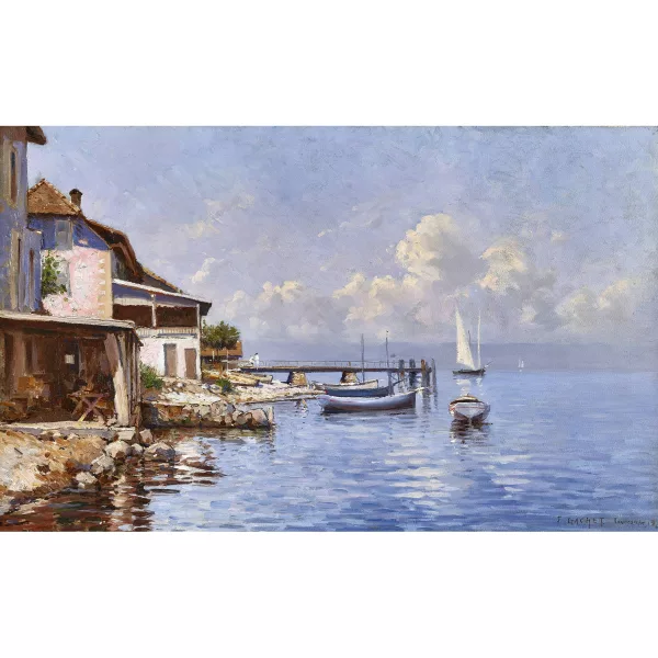 Jules Gachet — Lumière d'été sur le Léman.