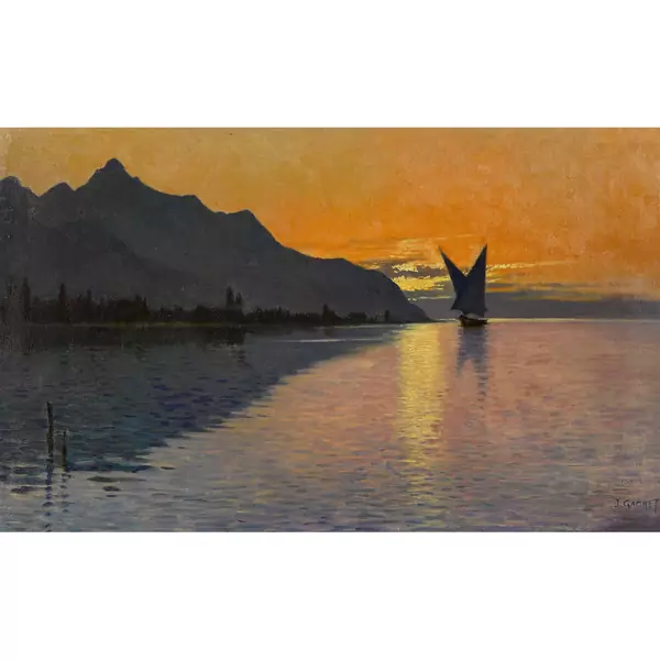 Barque sur le Léman