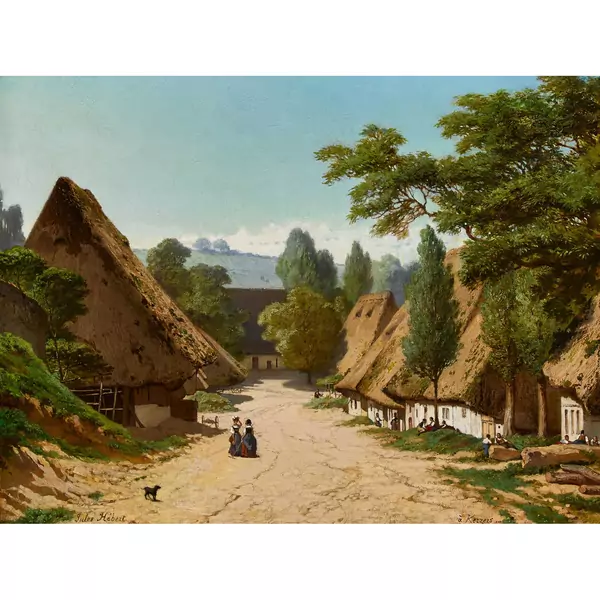"Vue à Kerzers, près Morat"