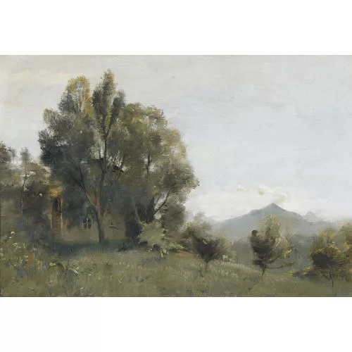 Jules-Louis Badel — "Paysage campagne genevoise".