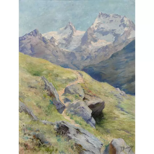 "Blick von Saas-Fee Richtung Weissmies"