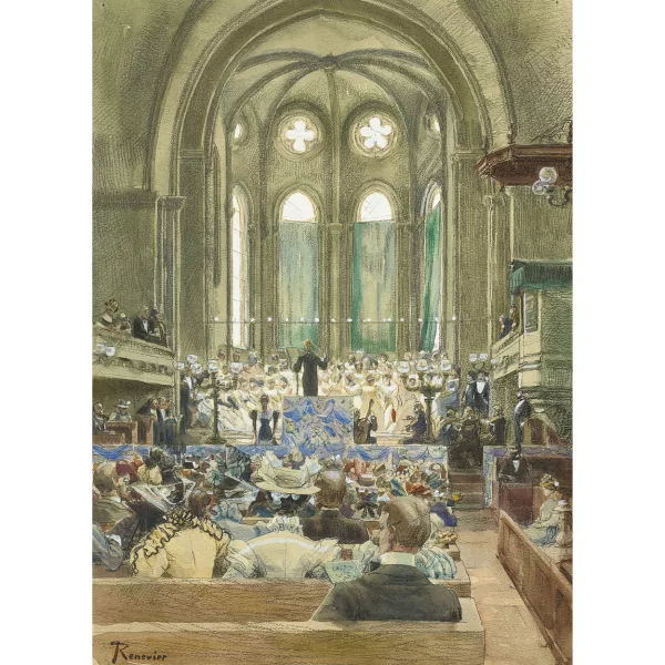 Julien Renevier — Der Kirchenchor.