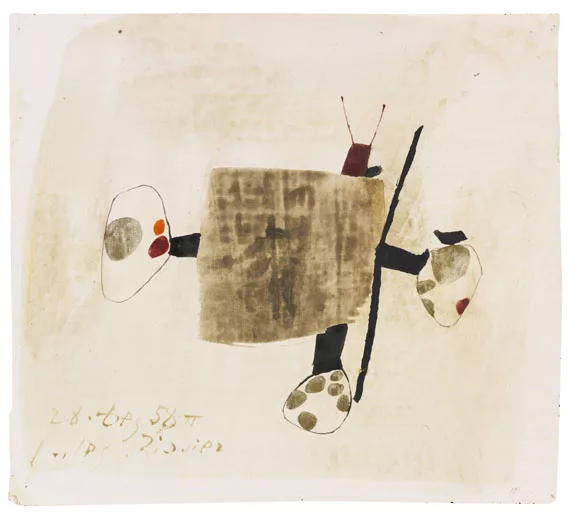 Julius Bissier — 28. Dez 58 II