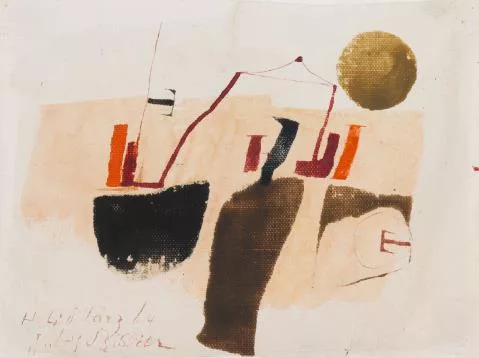 Julius Bissier — Komposition H 4 März 64