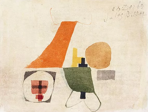 Julius Bissier — 28. Dez. 1960