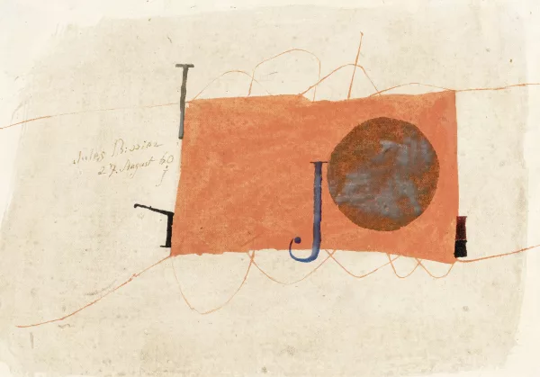 Julius Bissier — "27. August 1960",