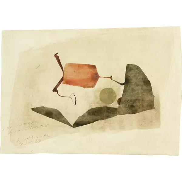 Julius Bissier — Paysage brasilienne - 7. Juli 59 — Galerie Kornfeld