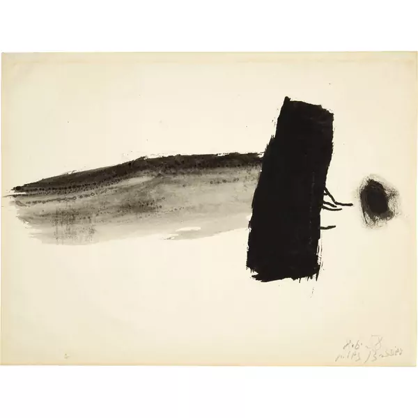 Julius Bissier — 8.6.58 — Galerie Kornfeld