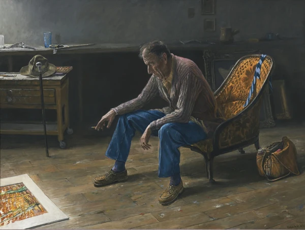 Jürg Kreienbühl — Portrait des Malers Martin Christ, 1972