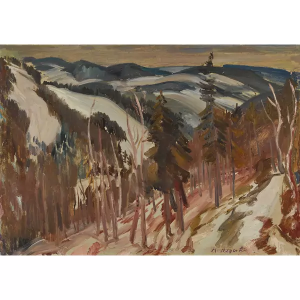 Landschaft im Vorfrühling