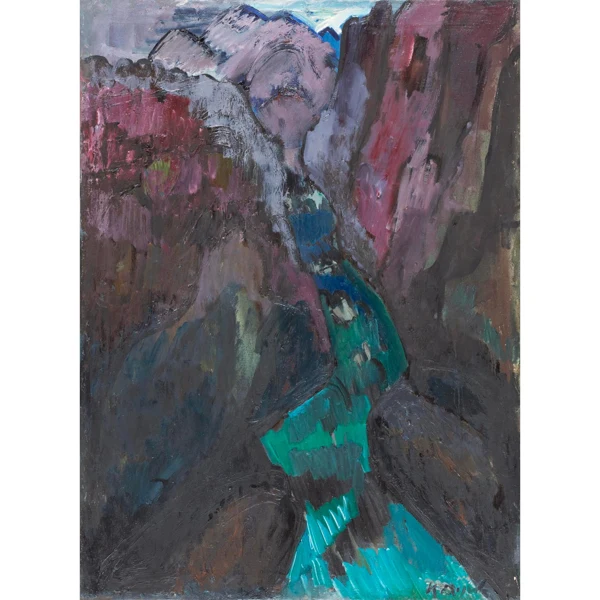 Karl Aegerter — VIAMALASCHLUCHT VIAMALA CANYON
