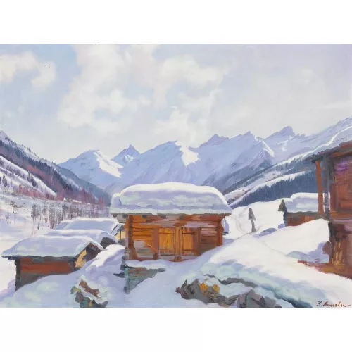 Karl Anneler — "Winterabend".