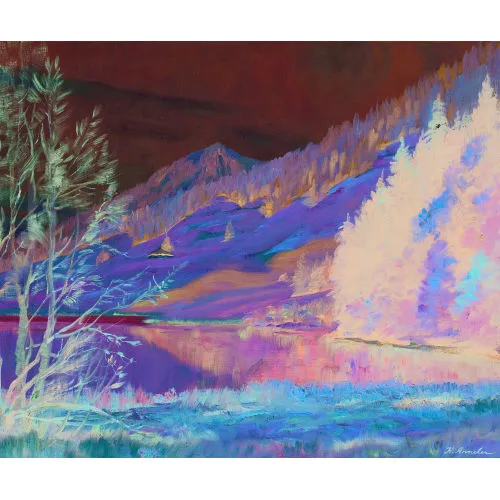 Karl Anneler — Bergsee in den Alpen.