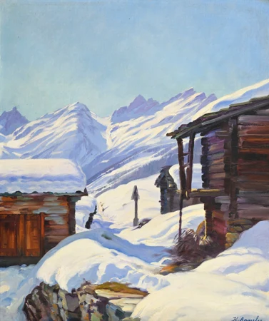 Raccards sous la neige