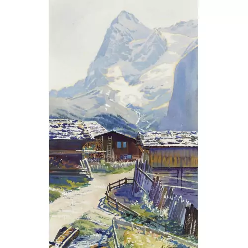 Grindelwald mit Eiger