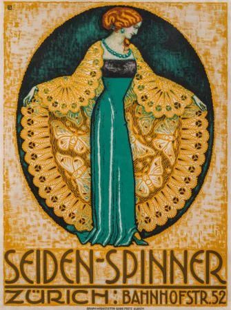 Plakat Seiden-Spinner