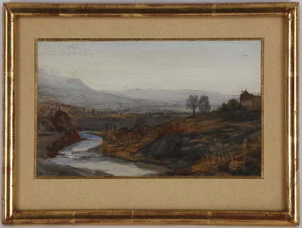 Karl Bodmer — Karl Bodmer (1809-1893), Au bord de l'Arve,