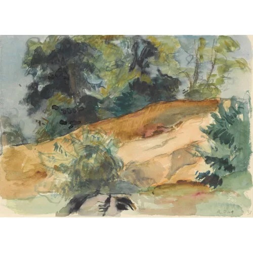Karl Dick — Sommerliche Landschaftspartie.