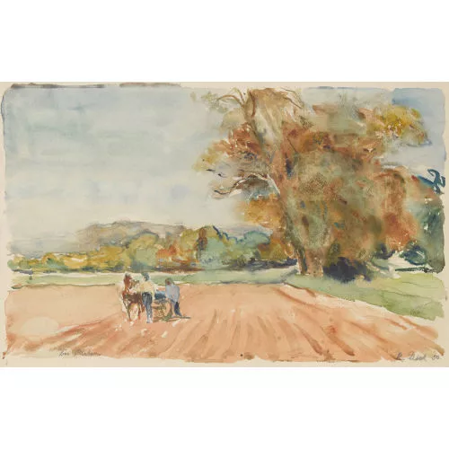 Karl Dick — Landschaft bei Riehen.