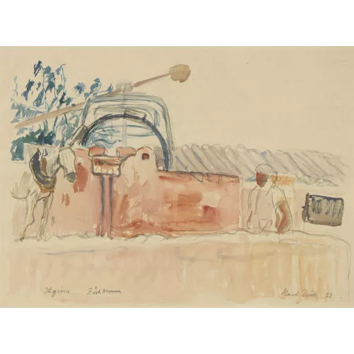 Karl Dick — Ziehbrunnen in Ägina.