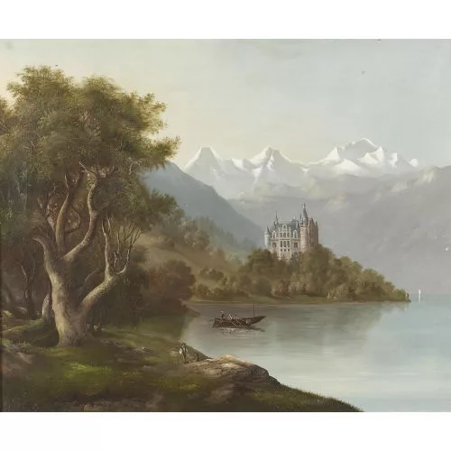 Karl Fuchs — Schloss Hünegg am Thunersee.