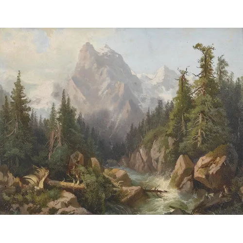 Karl Fuchs — "Well- und Wetterhorn".