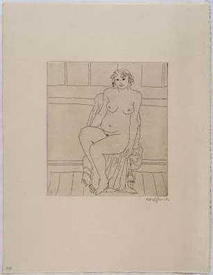 KARL GEISER — Sitzende