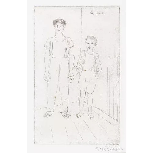 KARL GEISER — "Les frères".