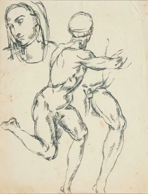 KARL GEISER — Konvolut von Anatomie-Studien, um 1921/22