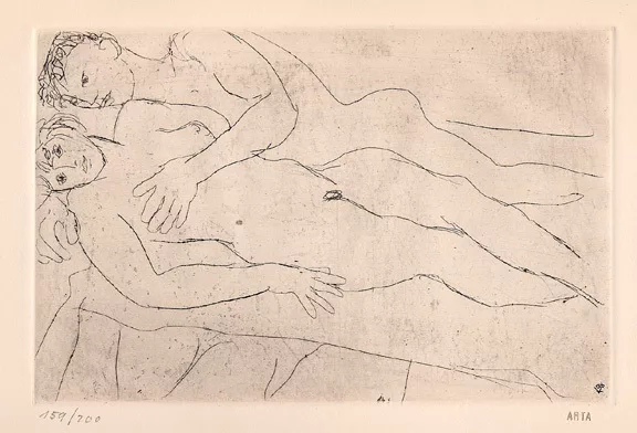 KARL GEISER — Liebespaar