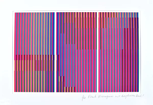 Karl Gerstner — Synchromie Monoprint, 1989