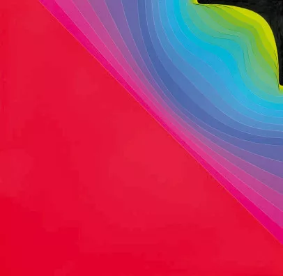 Karl Gerstner — Color Form, DiVersion Gelb in Rot, 1970–75/77