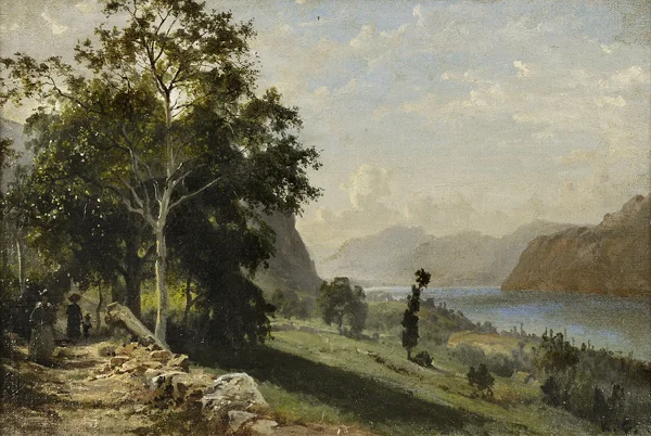 Karl Girardet — Landschaft mit See