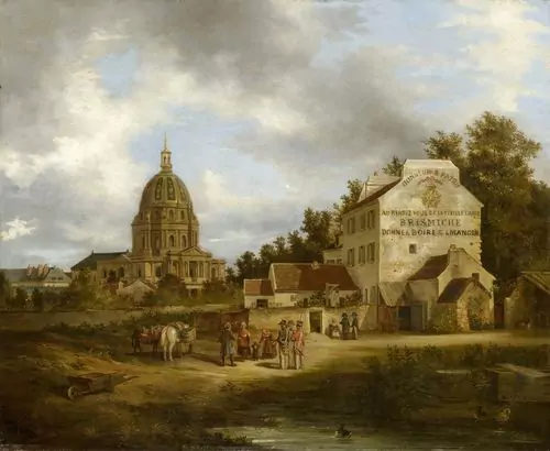 KARL GIRARDET — Ansicht des Dôme des Invalides in Paris. — Koller Auktionen