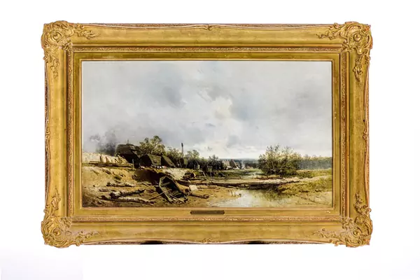 Paysage à la barque