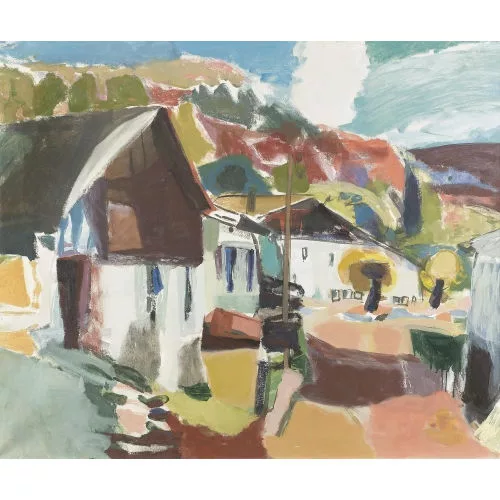 Karl Glatt — Frühling in den Bergen.