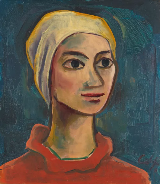 Karl Hofer — Mädchenporträt