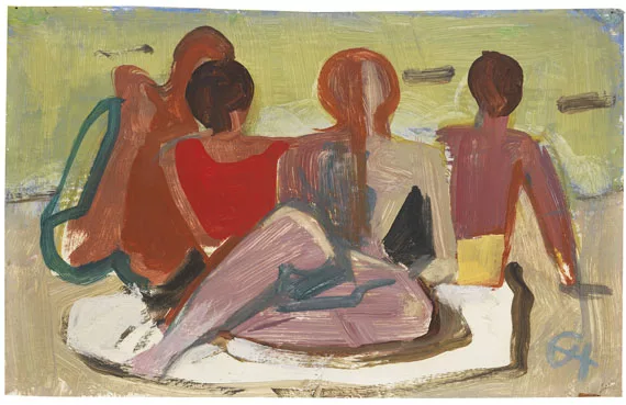 Karl Hofer — Vier am Strand