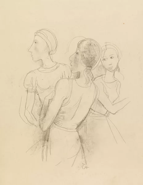 Karl Hofer — Drei Mädchen