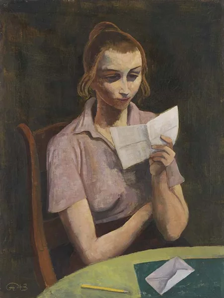 Karl Hofer — Lesende Frau