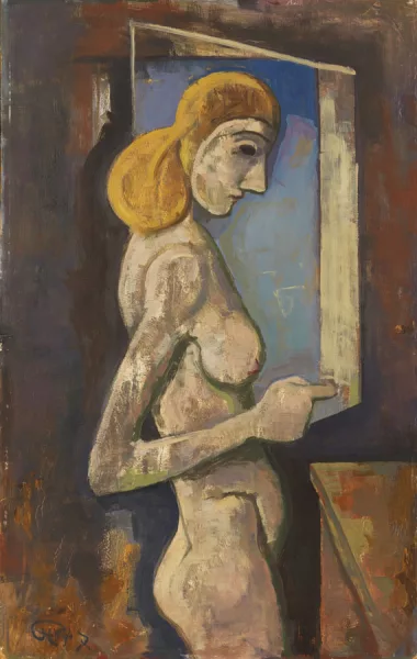 Karl Hofer — Akt am Fenster