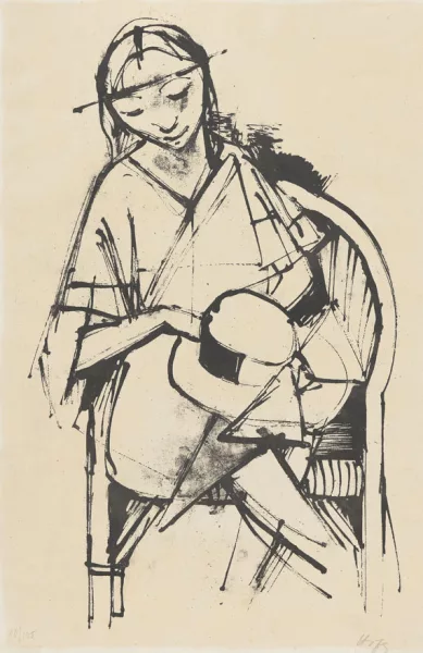 Karl Hofer — Putzmacherin II