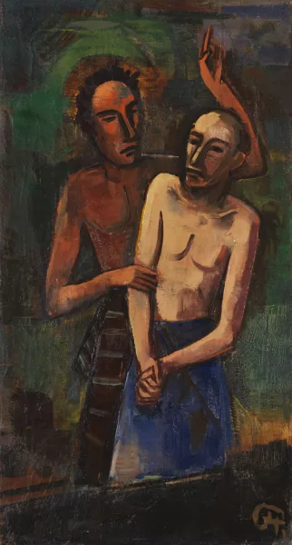 Karl Hofer — Zwei Männer