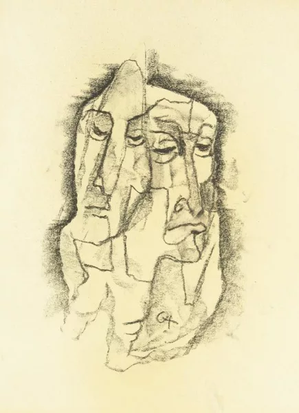 Karl Hofer — Zwei Köpfe