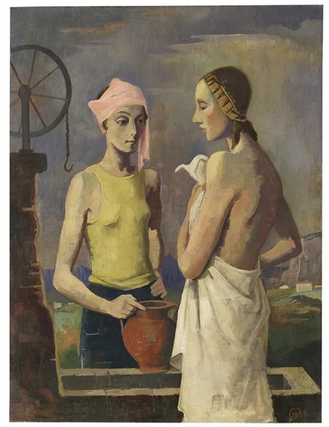 Karl Hofer — Zwei Frauen am Brunnen