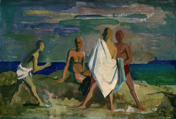 Karl Hofer — Badende Männer