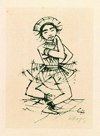 Karl Hofer — Javanische Tänzerin