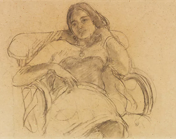 Karl Hofer — Exotische Frau im Sessel