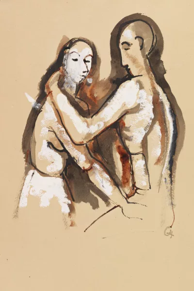 Karl Hofer — Umarmung